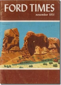 Ford Times - November 1951 - cover
