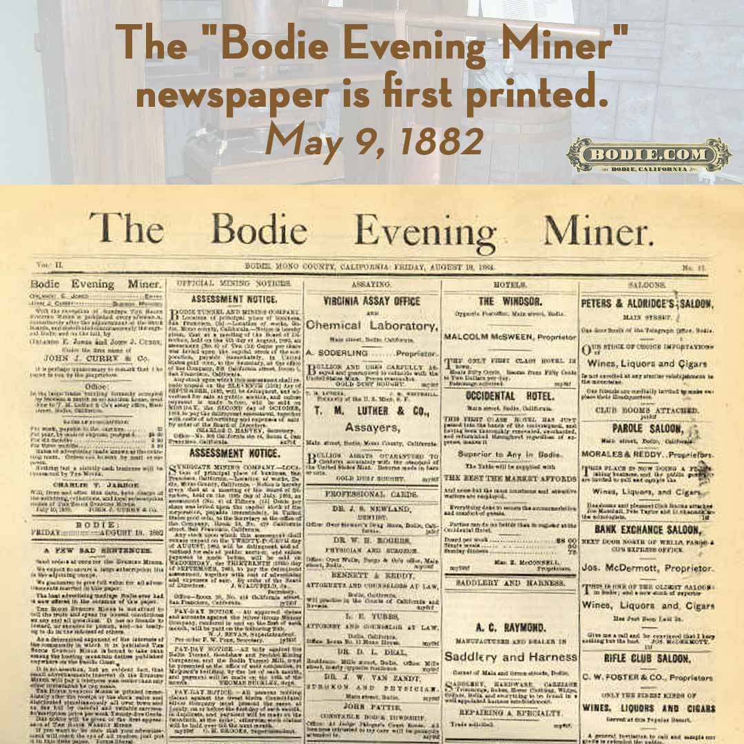 Bodie Evening Miner | Bodie.com